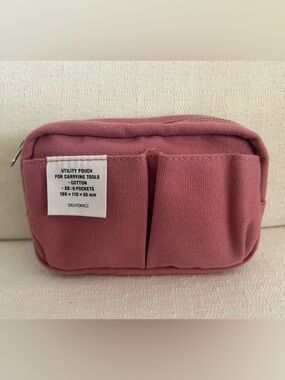 DELFONICS Utility Pouch in Dusty Rose